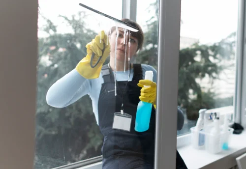 Nettoyage de vitres intérieures et extérieures à l'Hermenault